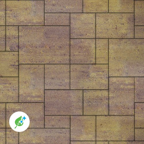 Тротуарная плитка Инсбрук Альпен, 60 мм, ColorMix Тахель, гладкая, вид 2