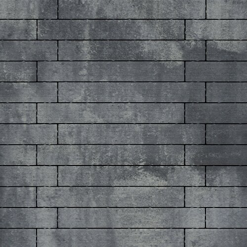 Тротуарная плитка Кроссбар Хэви, 100 мм, ColorMix Актау, гладкая, вид 2