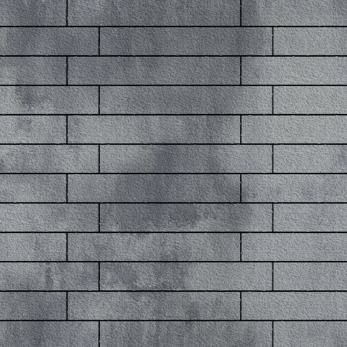Тротуарная плитка Кроссбар Хэви Лонг, 100 мм, ColorMix Монохром, Native, вид 2