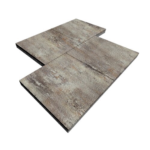 Тротуарная плитка Урбан Стронг, 80 мм, Colormix Берилл, native